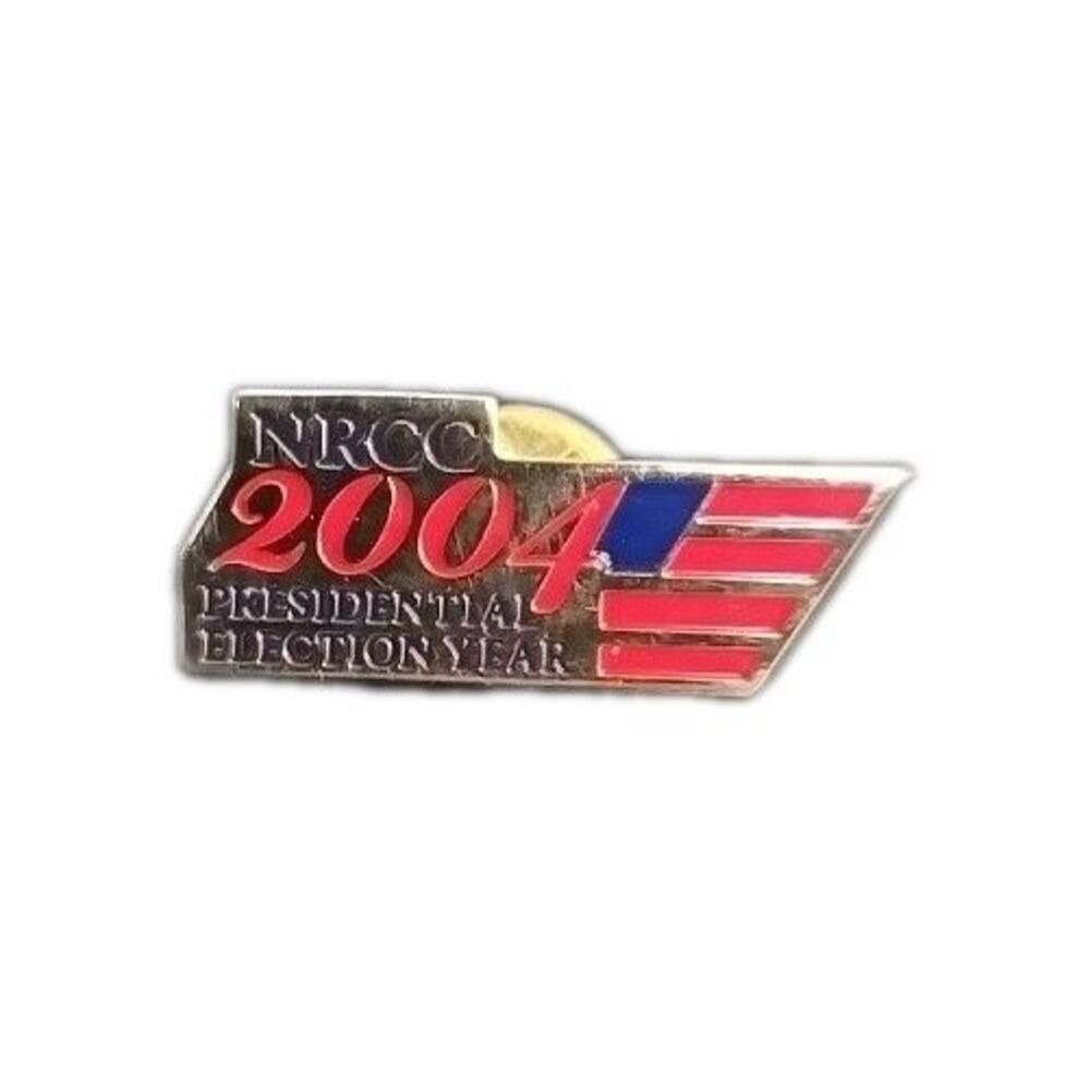 NRCC 2004 Presidential Election Year Lapel Pin Flag Republican Bush Collectible